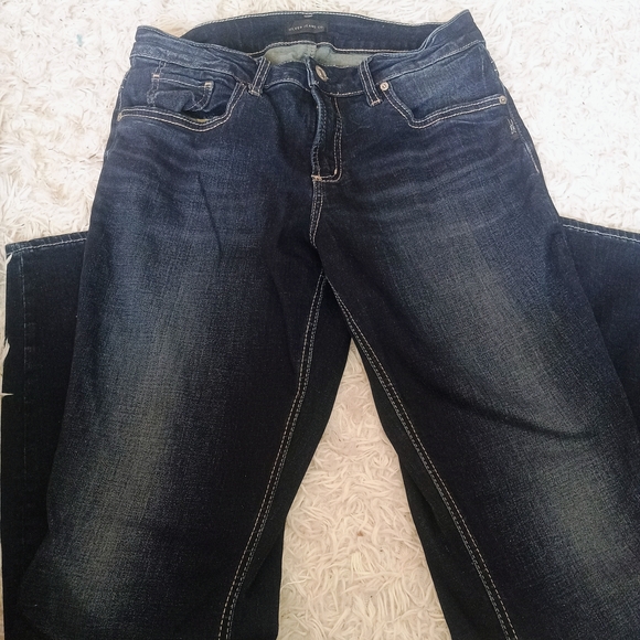 Silver Jeans Dark Blue Women's Skinny Jeans - Picture 3 of 5